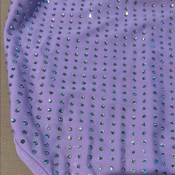 Purple Rhinestone Women's Intimate Set - Picture 5 of 8